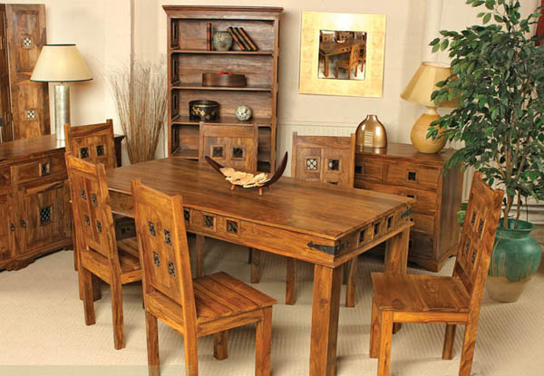 Natural Living Furniture Wooden Sheesham Hardwood Rosewood