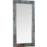 Nandi Grooved Wooden Mirror Frame