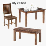 Strip Dining Set 118X90X76