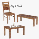 Julius Dining Set 145X90X76
