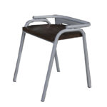 Iron Chair Wood Top