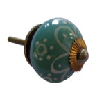 Iron Ceramic Knob 4 Pcs