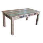 Wooden Block Coffee Table