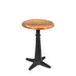 Star Stool With Wood Top