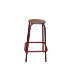 Iron Maryland Stool With Wood Top