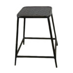 Iron Checker Plate Stool