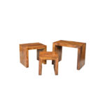 Cube Wooden Nesting S/3