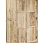 WOODEN ALMIRAH 100x58x190 ( INSIDE HANGING AND SHELF )