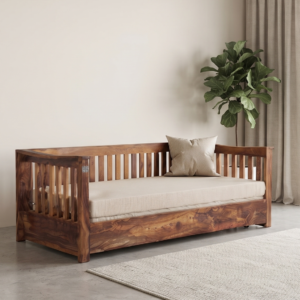 Indus Wooden Sofa Cum Bed