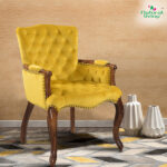Wooden Tuscany Fabric Chair