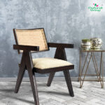 SLEEK BACK CANE REST CHAIR