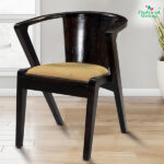Wooden Sleek Arm Rest Chair