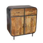 WOOD METAL SIDE BOARD