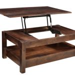 HOUSTON MANGO WOOD LIFT TOP COFFEE TABLE UNDERSHELF