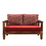 WOODEN MACMAN 2 SEATER SOFA