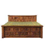 BLOCK PANEL QUEEN BED WITHOUT STORAGE