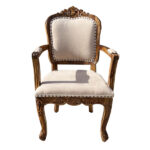 CARVING ARM REST CHAIR