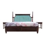 JAIPUR TWO POSTER KING BED WITH STORAGE